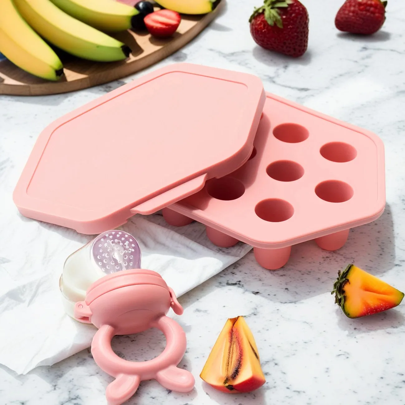 2024 новый силиконовый лоток для льда с 10 полостями