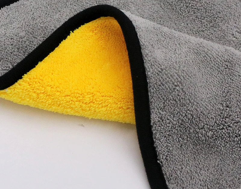 Ultra soft, Large, Thick and Quick Drying Car Microfiber Cleaning Towel 800GSM Polishing Waxing Auto Detailing Towel Cloth