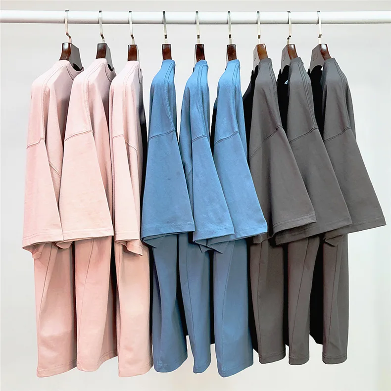 JL6910 Super soft luxury bamboo t shirts men good quality heavyweight organic cotton t-shirt clothing manufacturers