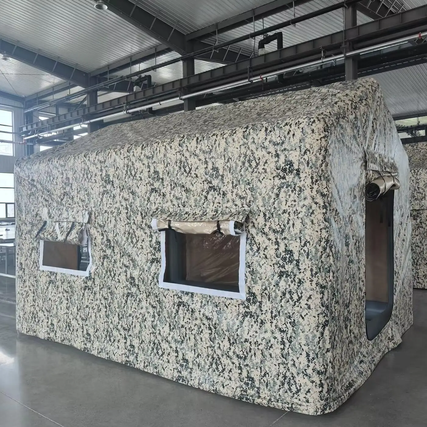 12 ㎡ 4-6 person emergency refugee inflatable tent rescue inflatable tent Inflatable Disaster Relief Tent