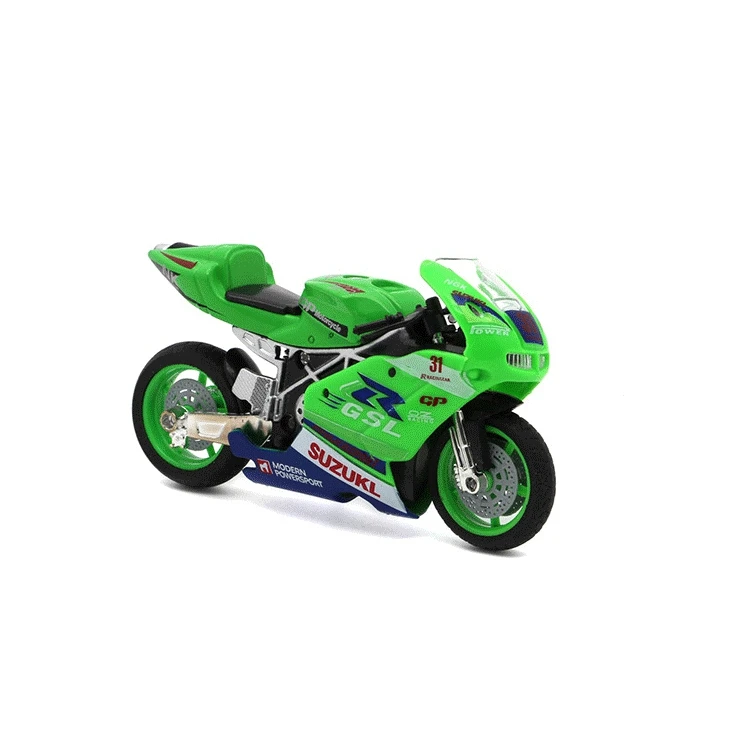 Wholesale Small Racing Model Car Toy Make a Sound Alloy Motorcycle for Kids Diecast PC Toys for Gifts and Promotions