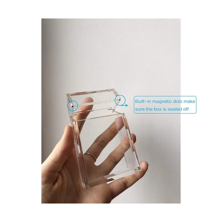 Acrylic cigarette box
