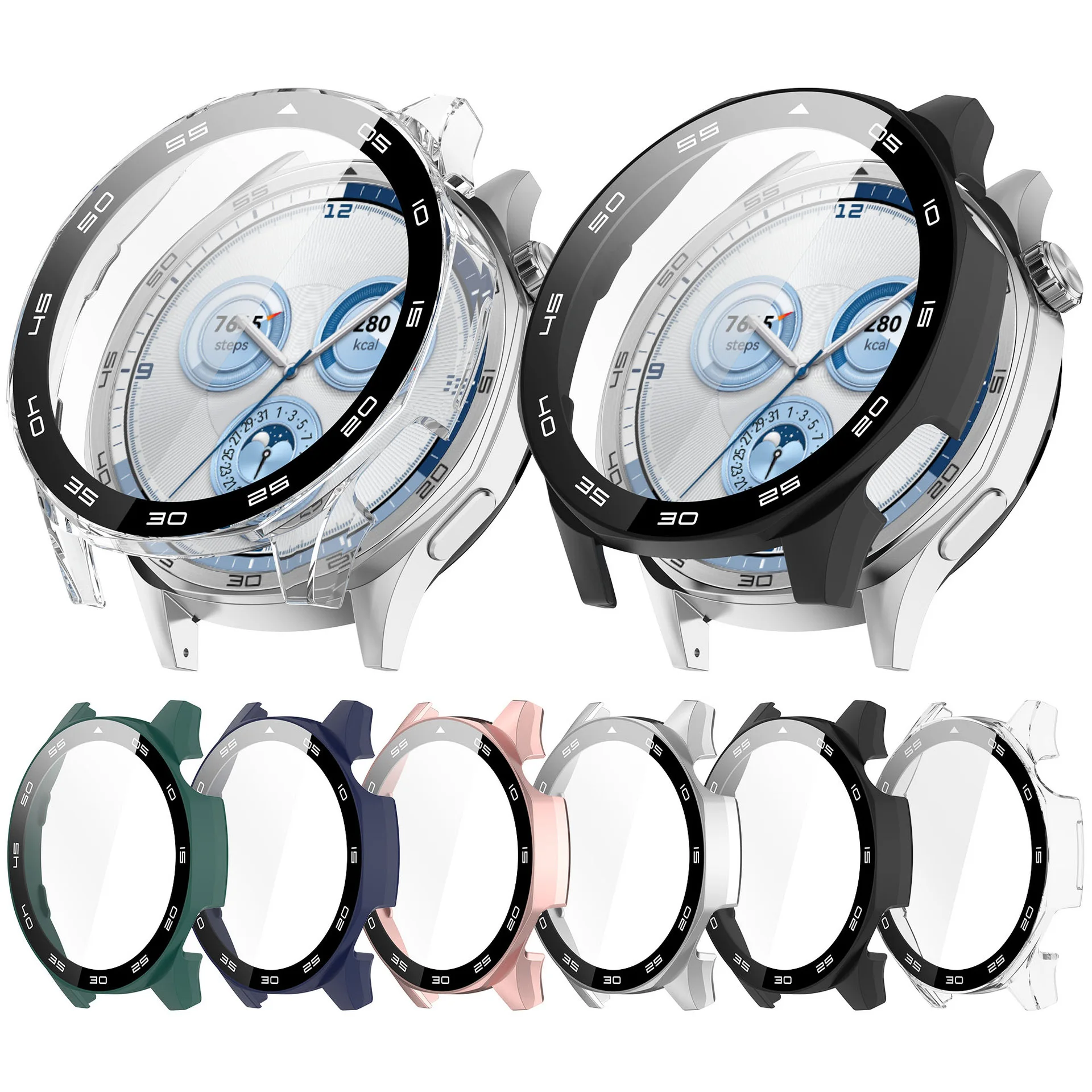Чехол из закаленного стекла для Huawei Watch GT 5 41 мм 46