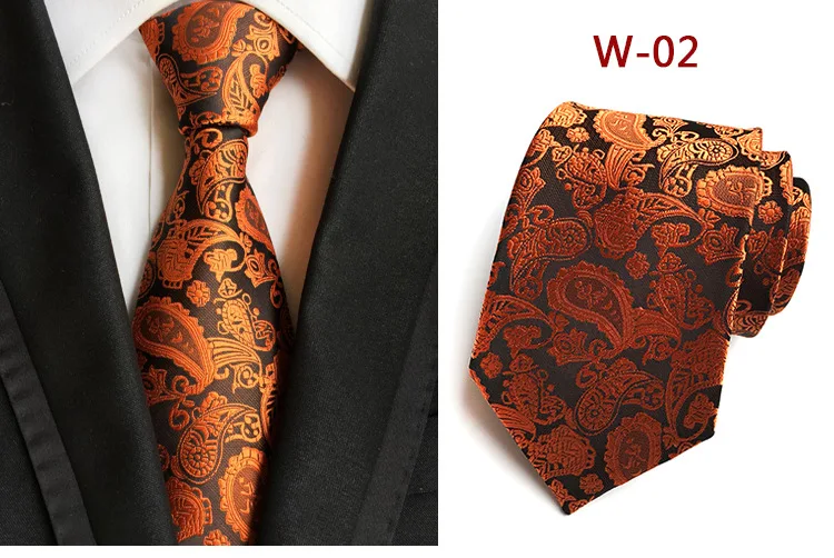 manufacturers supply hot style polyester paisley  flower jacquard fabric men neck Tie