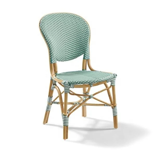 Cheap Aluminium PE Wicker Rattan Chair UV Resistant Options Color Outdoor