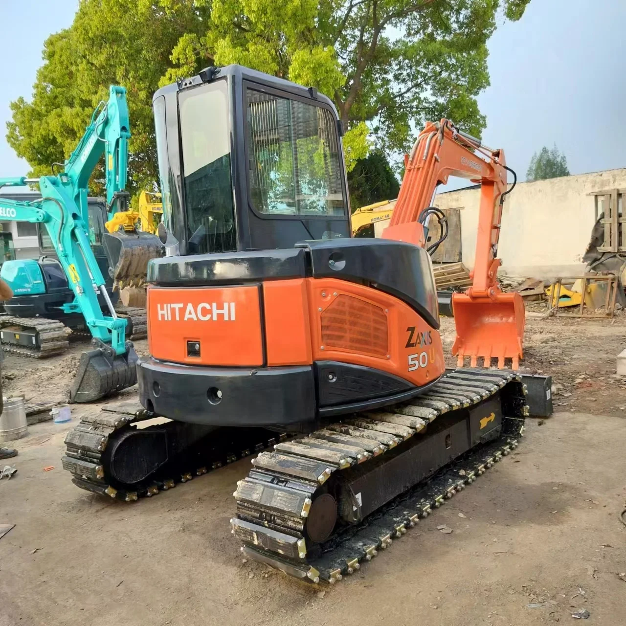 Hitachi Zaxis 50 50ur Excavator Used Small 5 Tons Used Hitachi Zx50 Zx50u ZX50U-2 ZX50U-3F Mini Excavator Machinery For Sale