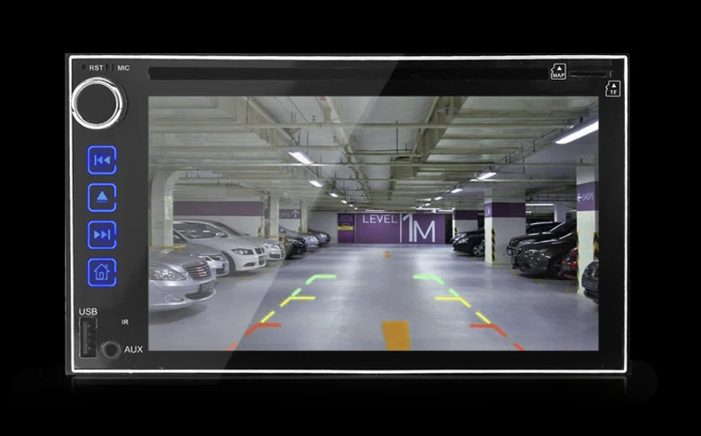 DVD full screen touch 6.2 inch car player reversing rear view multimedia audio car TV-car dvd player-subwoofer