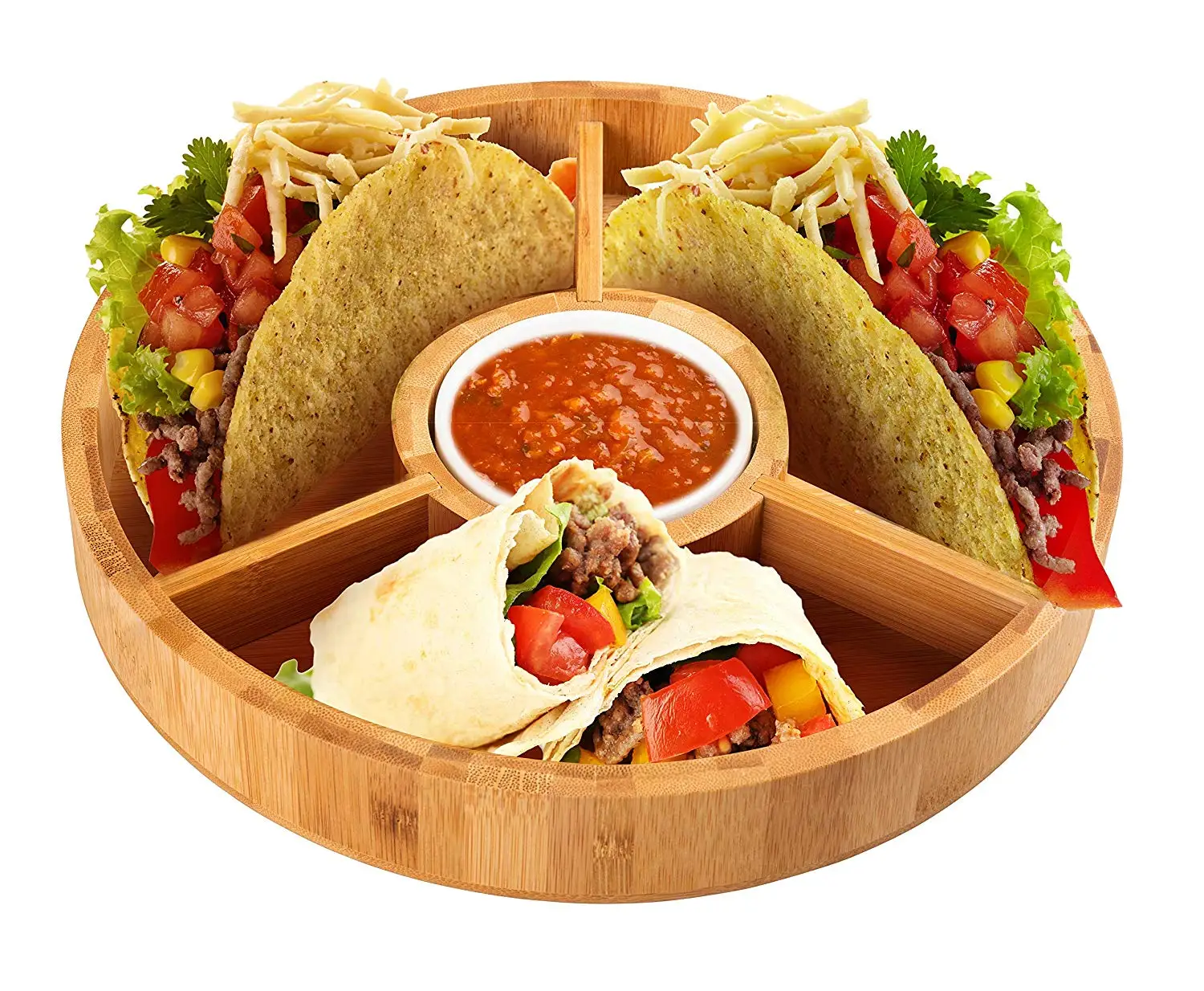 wood bamboo dessert plate food tray serving wooden plates bamboo