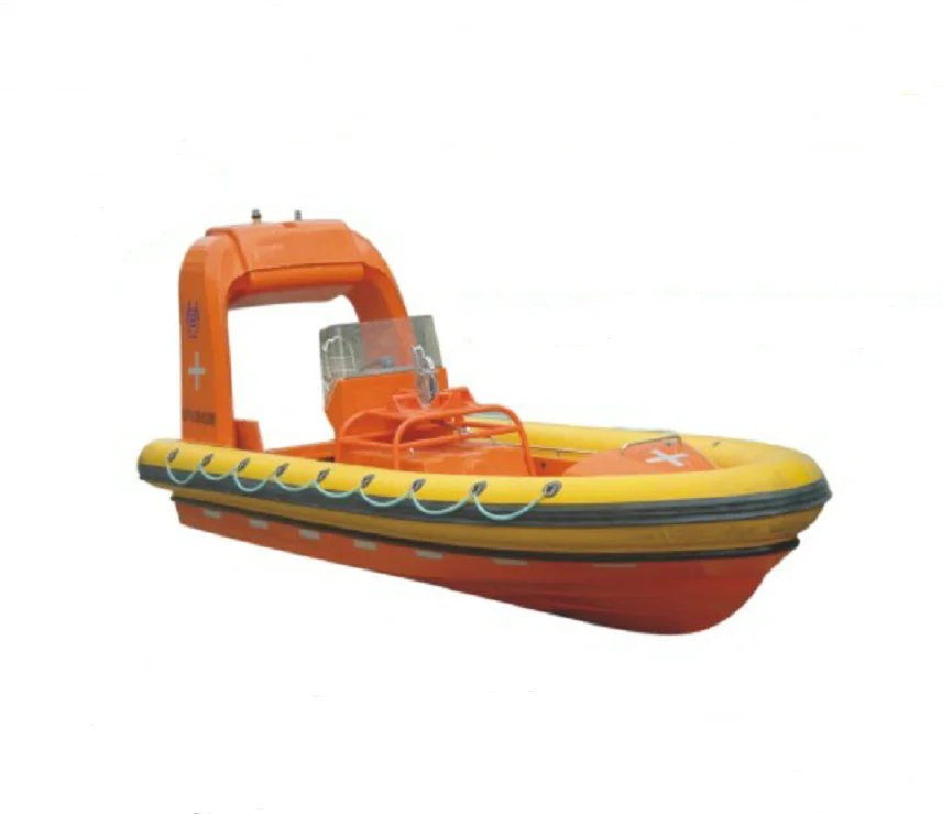 SOLAS Fast speed rigid hull inflatable fender recsue boat For Sale