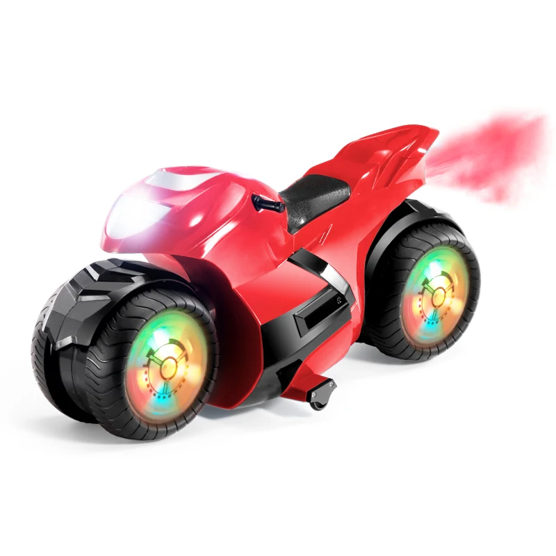 
1:16 8 channel With the spray Watch the remote contro and remote contro Gesture sensing stunt motorcycle 