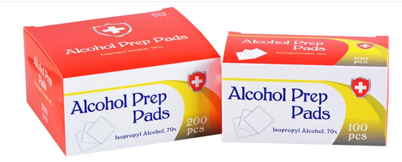 Small Sachet  5*5cm Alcohol glass len Wipes 70%-75% isopropyl alcohol wipes