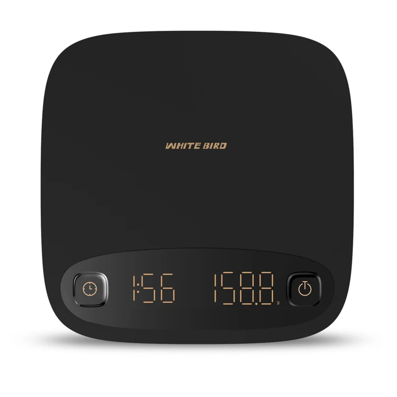 Wireless USB Batteries  Connectivity for Brewing Perfection 2000G 0.1G Multi Function Coffee Scale with Bluetooth