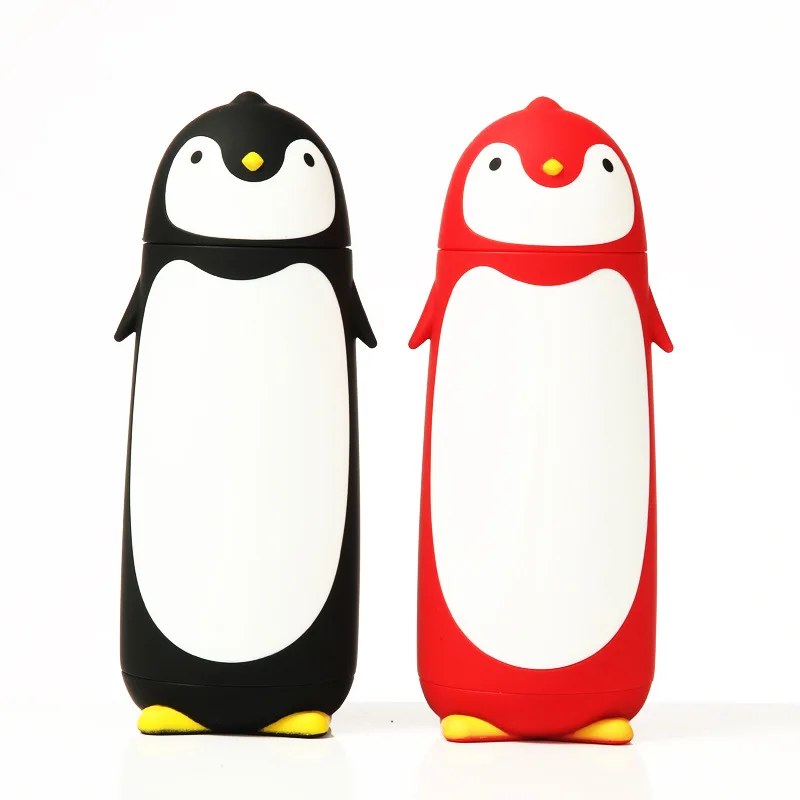 Cartoon Cute Thermos  with lids and straws for kids school sport travel  stainless steel vacuum flasks insulated water bottle