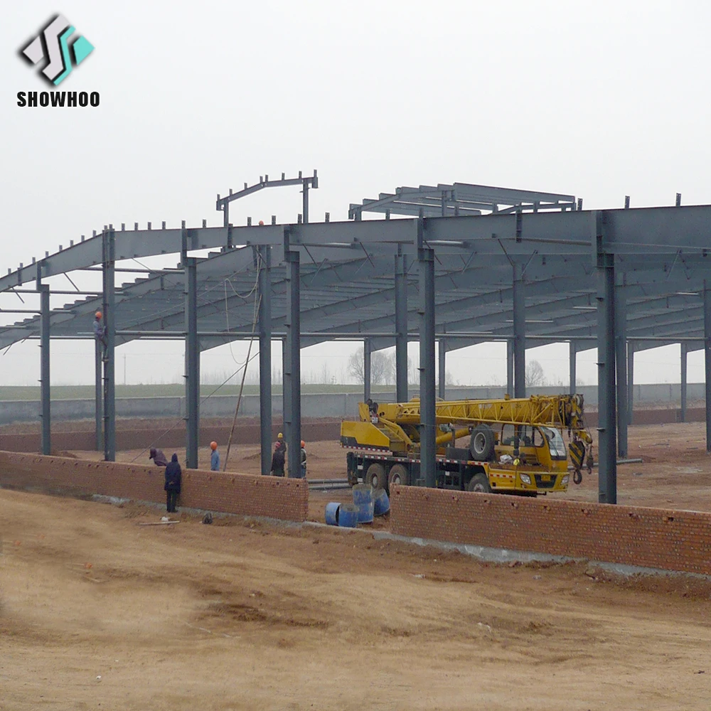 Prefabricated Warehouse Building Steel Structures Workshops Aircraft Hangar Garage for Efficient and Eco-Friendly Agriculture