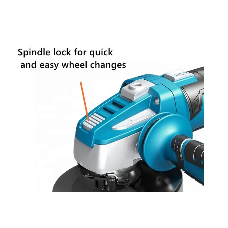 С возможностью работы как от сети, так и от аккумулятора 18V литий-ионный Тип/ионно-литиевая аккумуляторная батарея аккумуляторная угловая шлифовальная машина с мягкой ручкой AG-L0118-2T