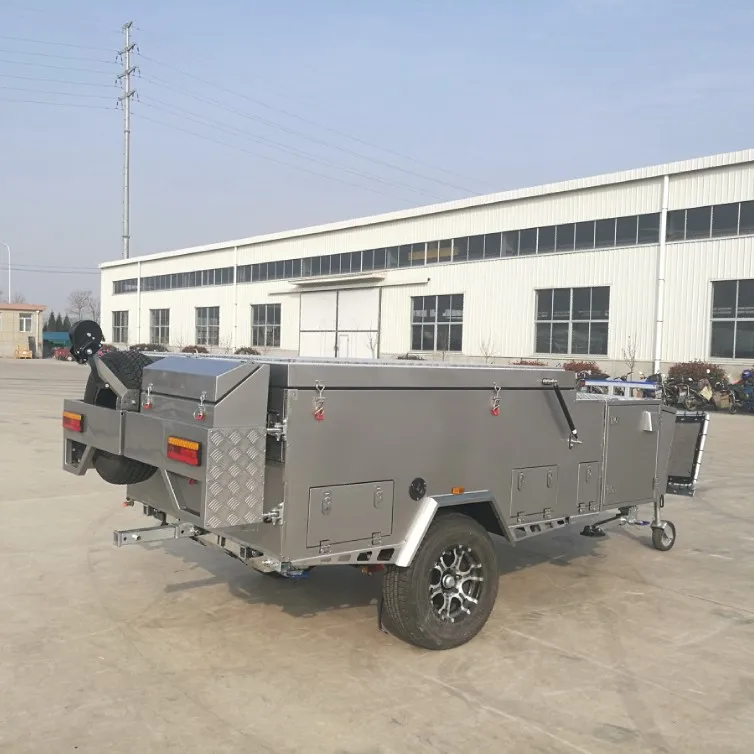 Camper trailer with15OZ fine canvas tent