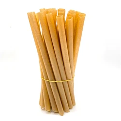 Hot Amazon 12mm eco straw biodegradable straw drinking straws for boba tea
