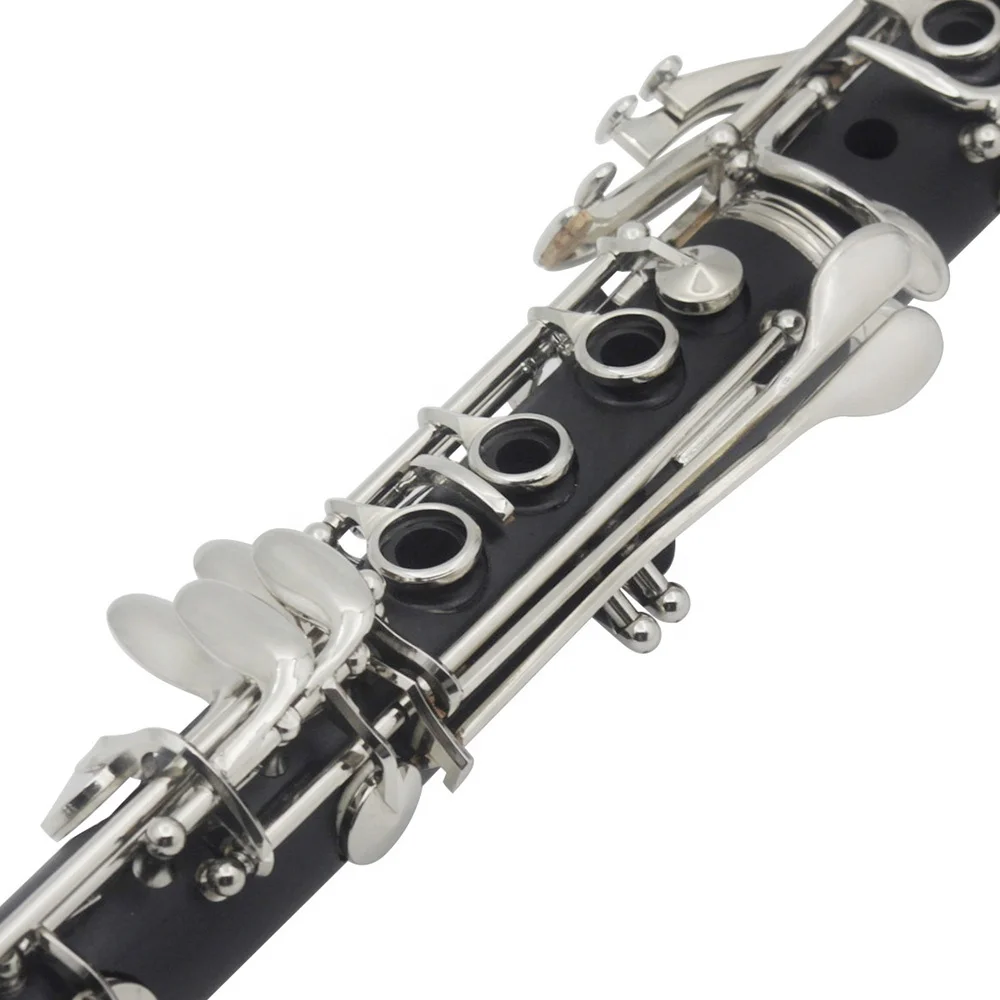 Boutique in560 BB tone bakelite tube body 17 hole clarinet with sheep intestines leather