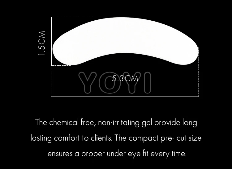 Cheap wholesale price High Quality  2 pairs Under Eye Pad Thin Eyelashes Extension Eye Pad Silicone Paper Patches