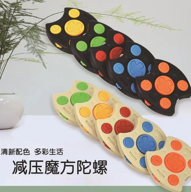 colored lights Stress relief LED light up Fidget Spinner Toy Colorful Lighting Effects hand spinner toy