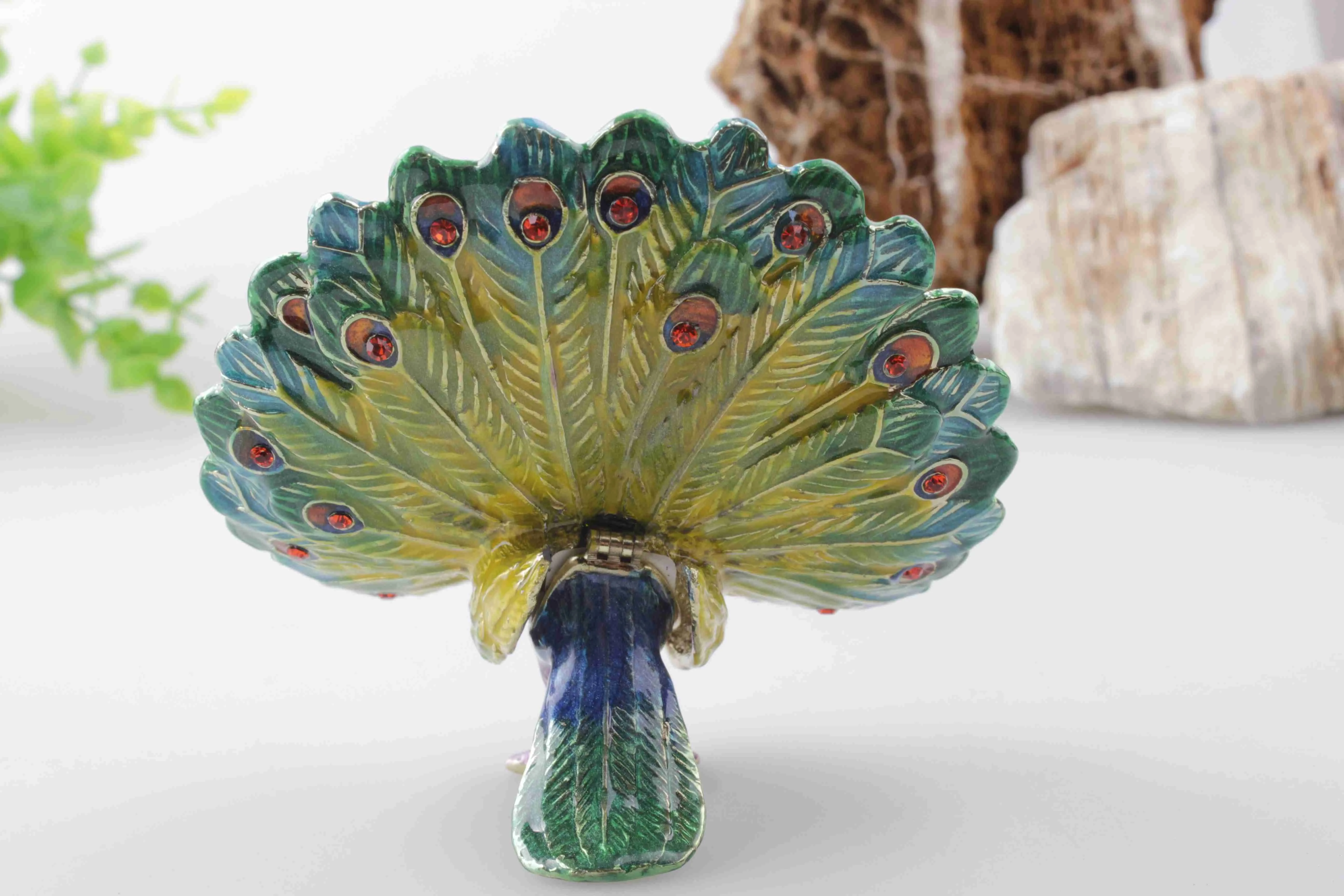 Лидер продаж 2021, роскошная шкатулка для ювелирных изделий, подарочные коробки, изысканная коробка для украшений с павлином