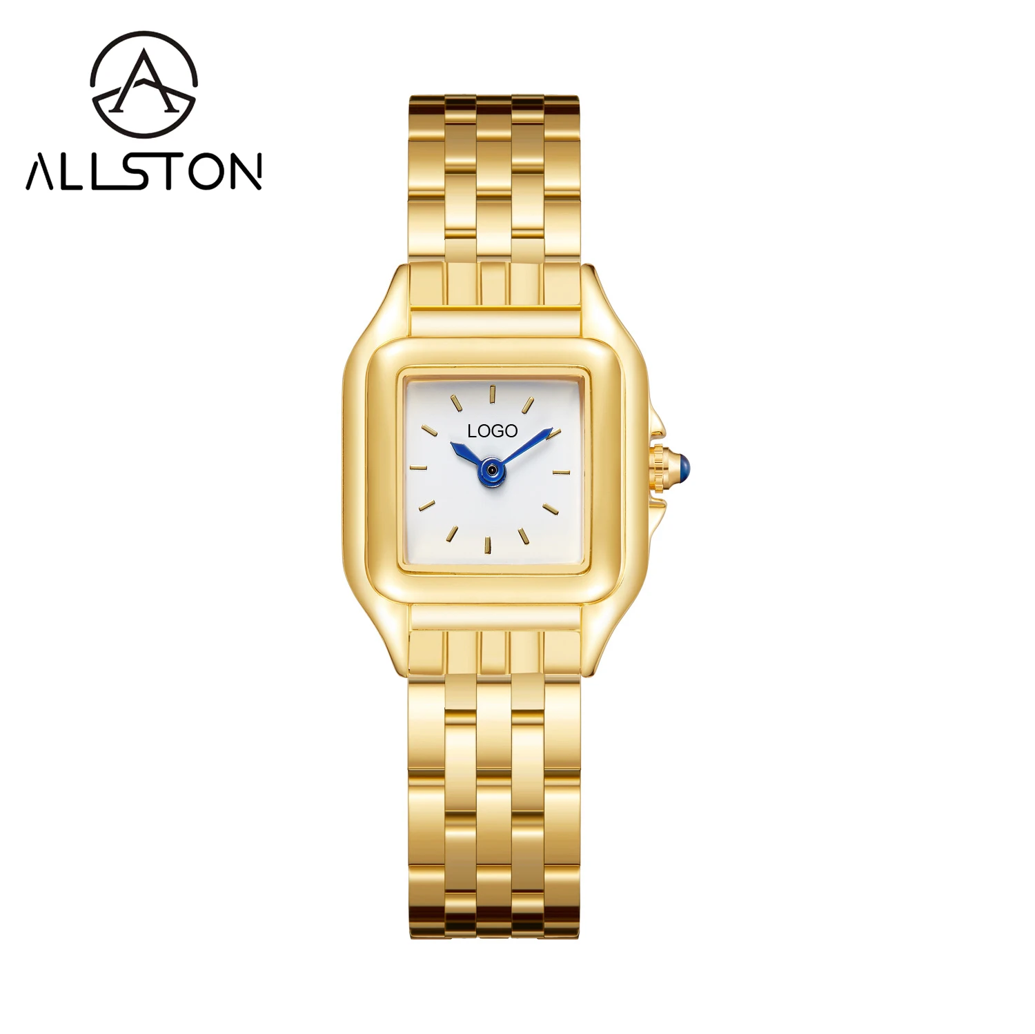 Wholesale High Quality Luxury Ultra Square Lady Waterproof Wrist Custom Logo Oem Private Label Vintage Quartz Watch for Women