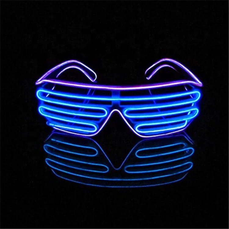 Night Club DJ Dance Party Favors Light Up Glowing Flashing Neon LED Glasses Party