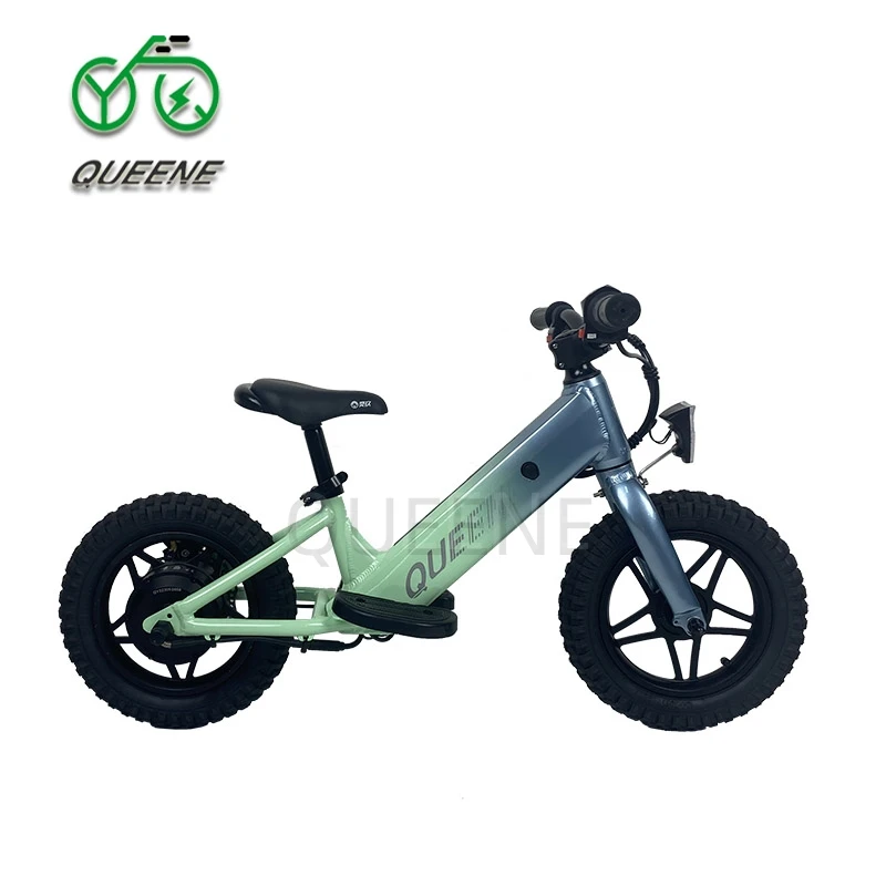 Queene Customizable 180W-250W Children No Pedal Electric Bicycle Baby Self Mini Balance E Bike