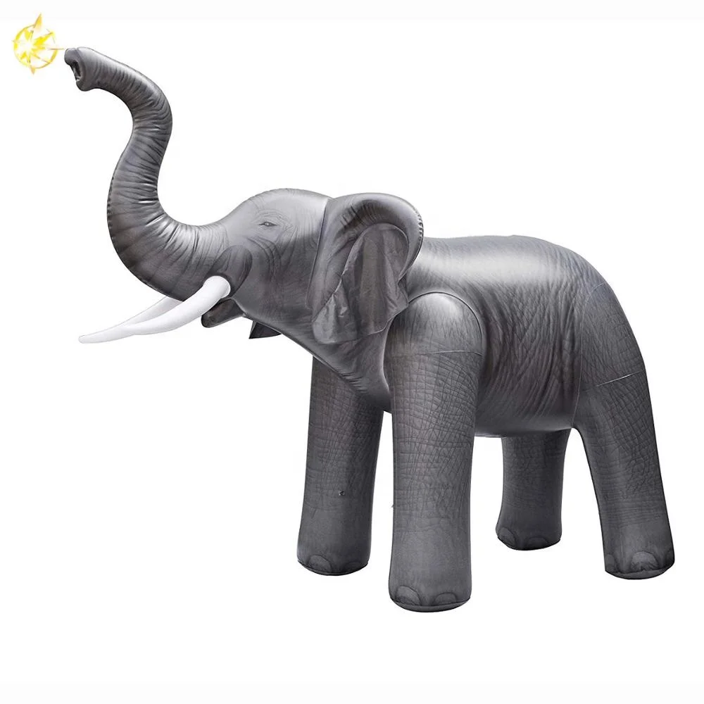 Hight Quality big Inflatable Realistic Elephant Animal Toy