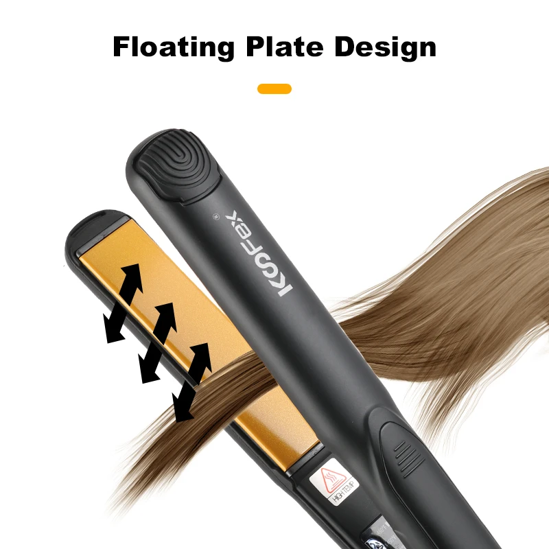 Koofex Barber Machine 480 F High-Temperature Straightener Intelligent Constant Temperature Steam Pod Hair Straightener