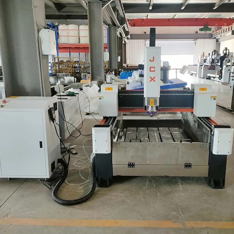 JCXstone 3D 9015 4 AXIS Stone CNC machining+rotation axis