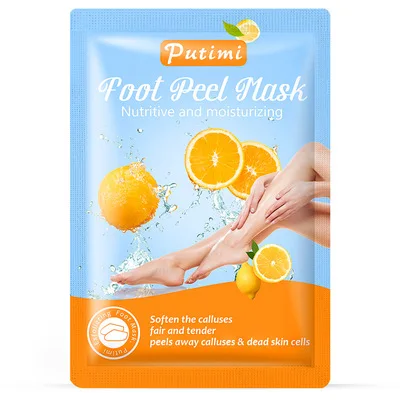 Peel Moisturizing Removal Calluses Crack Heel Sock For Pedicure Foot Spa Exfoliating Vitamin C Foot Pealing Mask
