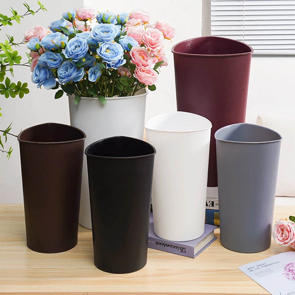 Color Plastic flower bucket floral supplies Gardening bucket fresh flower arrangement bucket China manufacturers wholesale