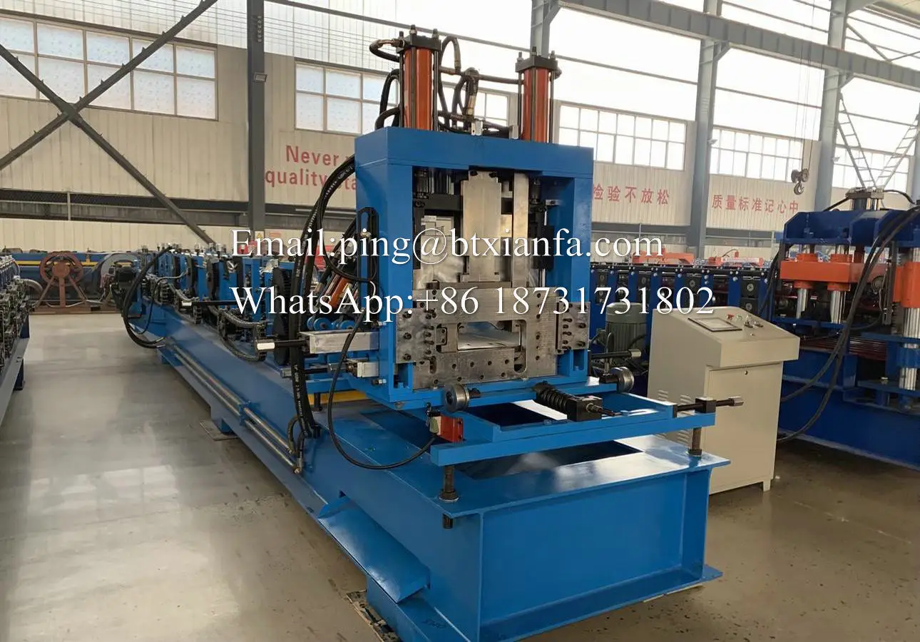 Оцинкованная металлическая конструкция, тип углового железа CZ, машина для холодной формовки рулонов, поставщик из Китая