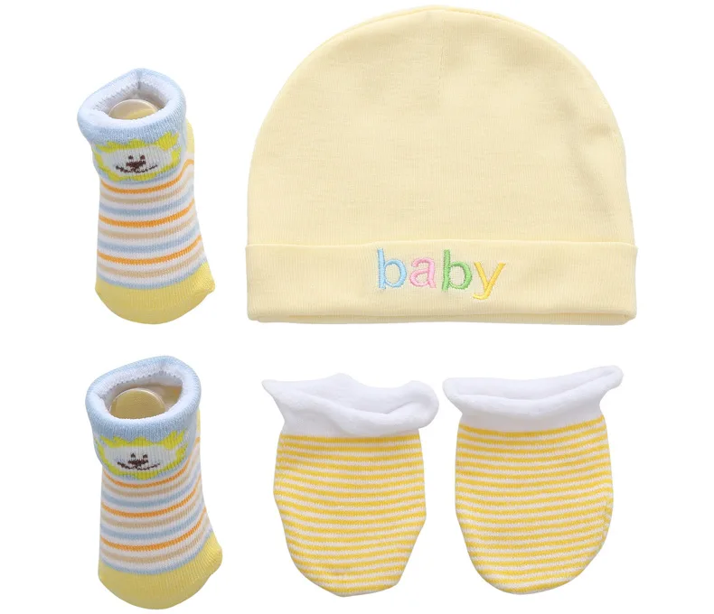 New Arrival Baby Shoes spring Winter Warm Toddler gift Cartoon Boots hat socks