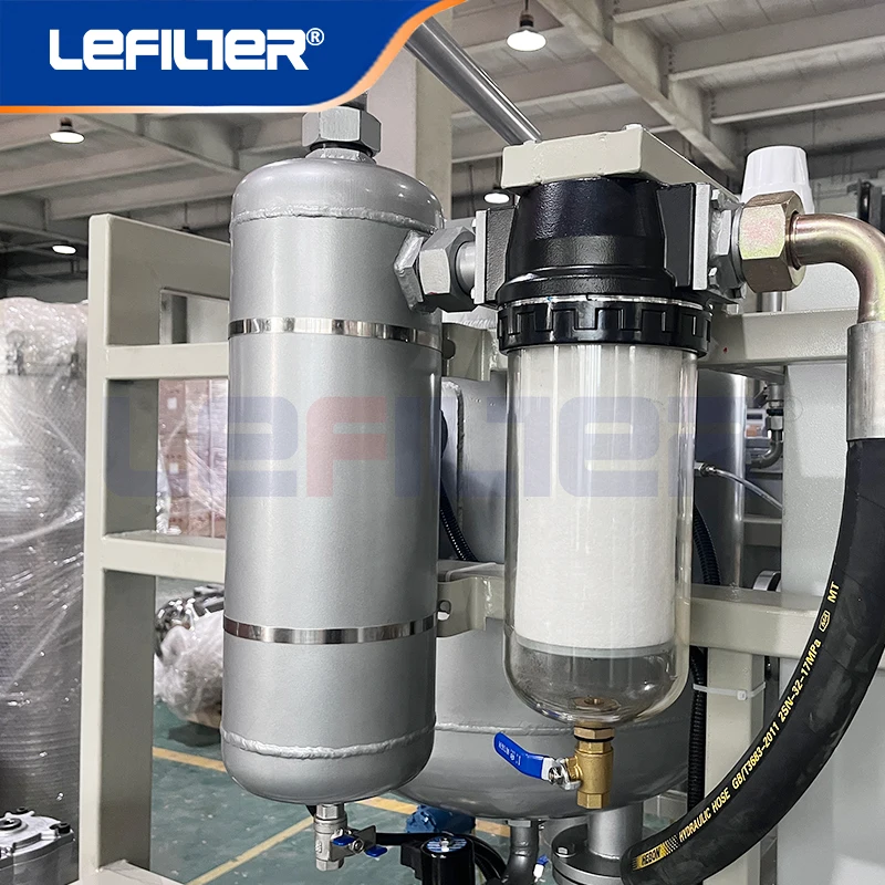 Mobile Vacuum Oil Filter Dehydration Degassing Oil Purifier Cart for Steel Cement Ship Building Plant