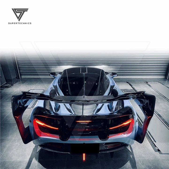 ST-1 Стиль углеродного волокна задний спойлер для 2015-2018 Mclaren 720s