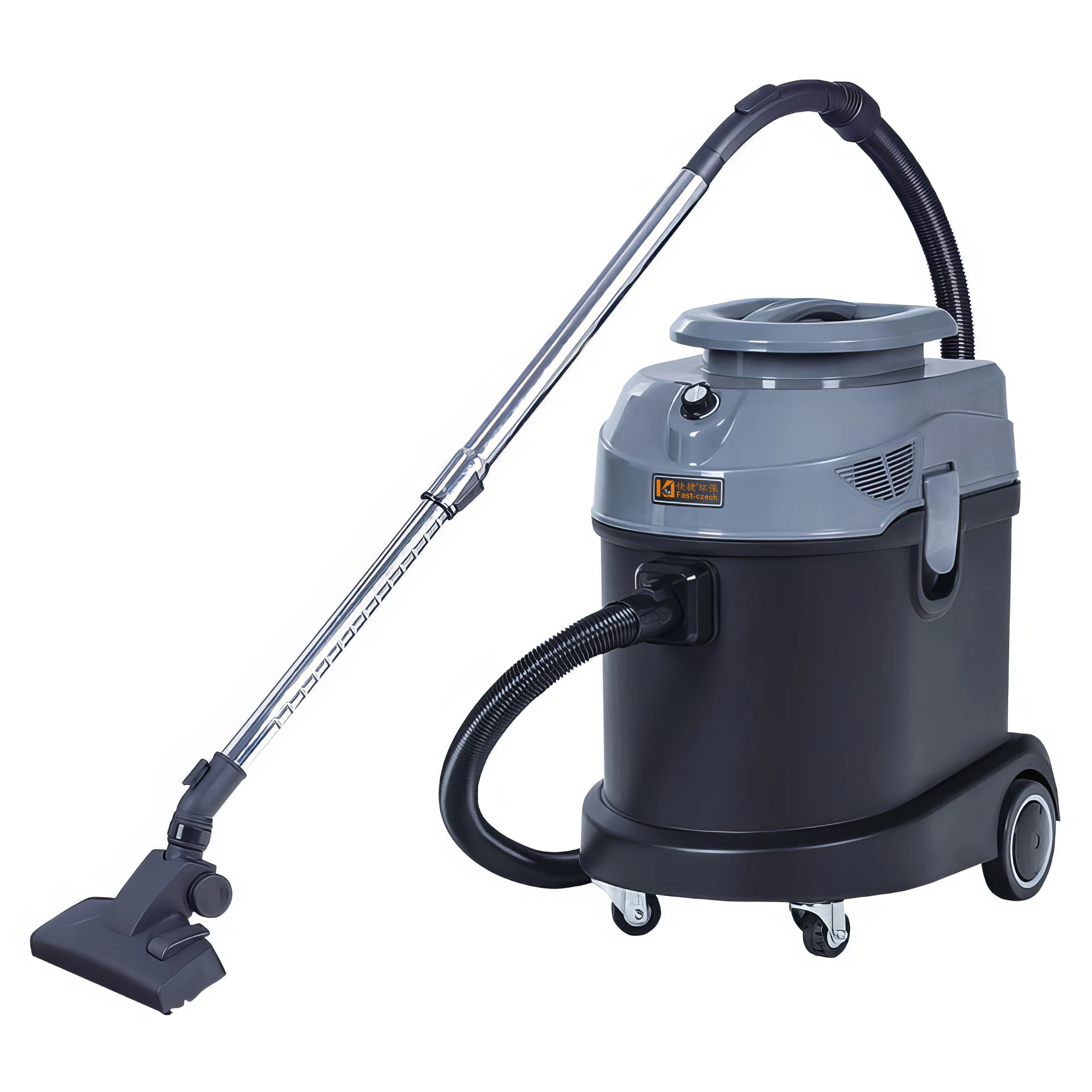Fast-Czech BY789A 45L Silent Industrial Vacuum Cleaner Wet & Dry Cleaning for Hotel & Home Use Quiet & Efficient
