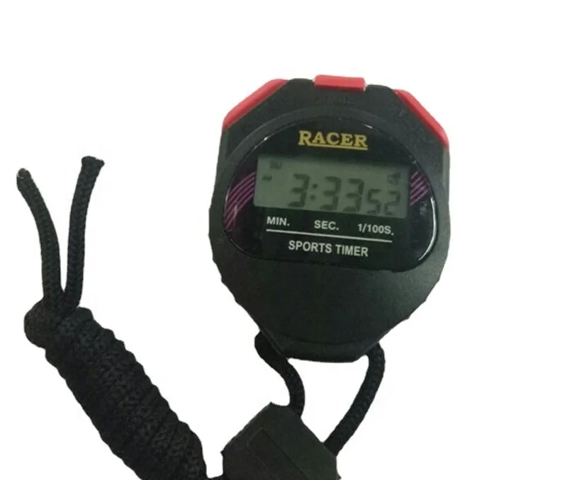 Wholesale Sports Digital Wrist Stopwatch for Running Handheld