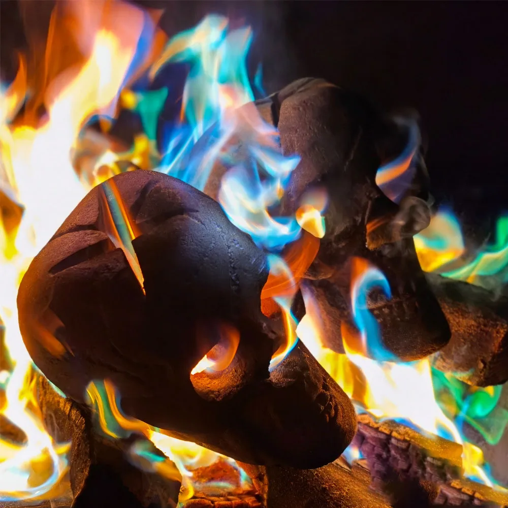 Outdoor Campfire Magic Flame Colorful Fire Powder Party Festive Fireplace Supplies