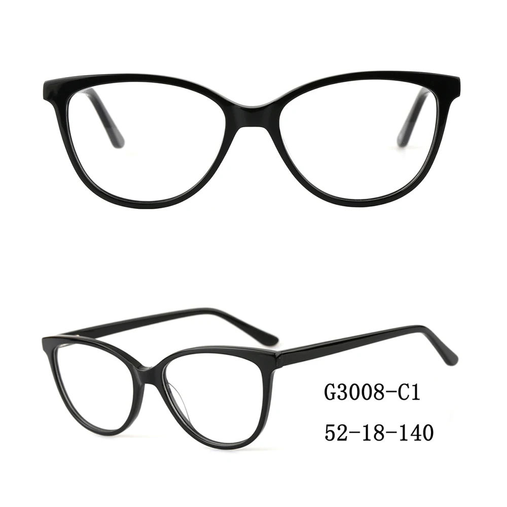 G3008, высококачественные оправы для очков кошачий глаз, модные мужские и женские ацетатные очки, оптические оправы для очков