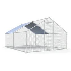 In Stock Chicken Coop Cages Farm  Family Galvanized Metal Cheap chicken coops with cover