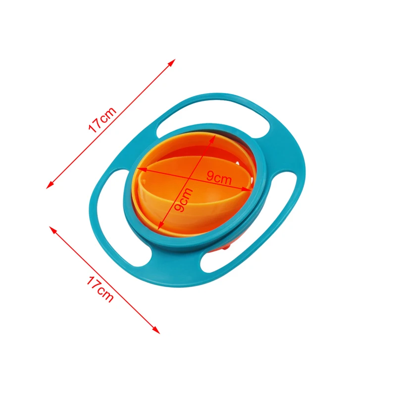 Универсальный 360 градусов Детские неразливающиеся чаша, кормление тренировки повернуть детская водостойкая формочка, пищевая промышленность вращающаяся чаша