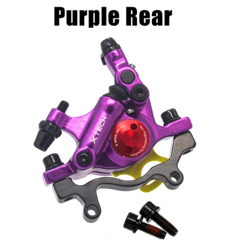 ZOOM Bicycle Hydraulic Disc Brake MTB Mountain Road Bike Bicycle Hydraulic Oil Line Pulling Disc Brake XTECH HB100 Front & Rear