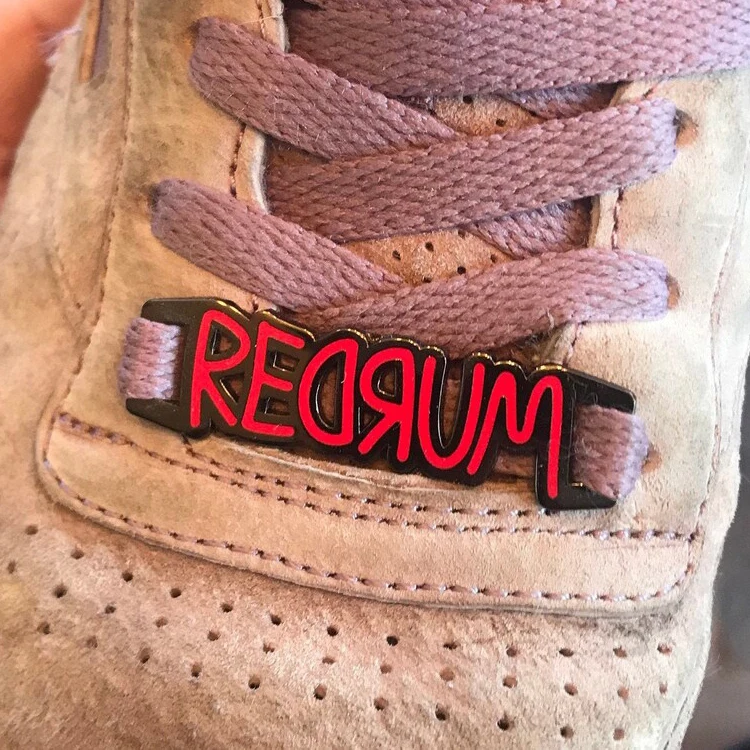 Hot Sale Customized Shoe Lace Shoe Tag Custom Name Lace Lock Name Brand Logo Shoelace Custom Nameplate Pendant Charm