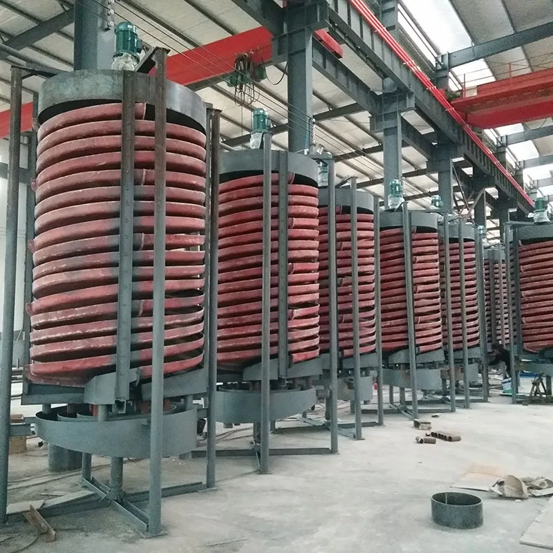 LL2000 Spiral Chute Group Glass Fiber Reinforced Plastic Chute Selection Antimony Chromium Gold Spiral Chute