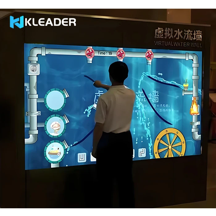 Multiple Educational Interactive Games Interactive Water Exhibits Water Play Game Science Wall Touch Screen Game For Kids