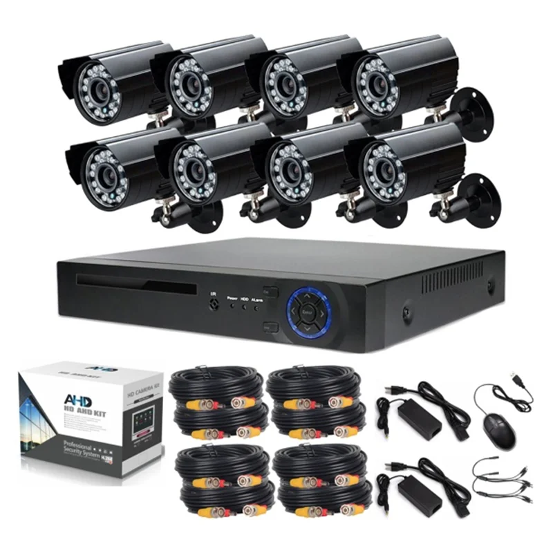  2MP 8CH JC 2020 Новый AHD cctv DVR камера система безопасности комплекты камер