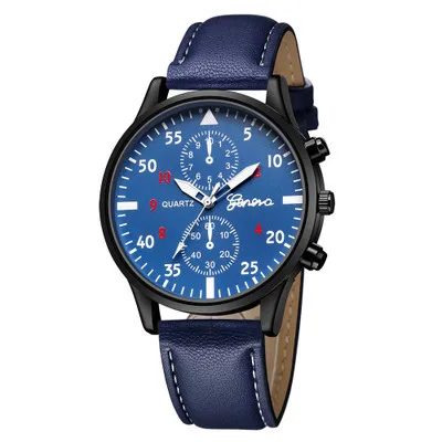 Trendy Fashion High Quality Newest Cheap Factory Price Popular Design Best Price men Quartz Watch Leather Band 40