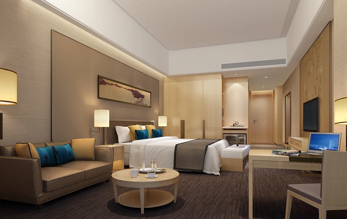 Hotel Bedroom Furniture Sets Luxury Design Customized Used in 5 Star Hotel Room Hotel Furniture